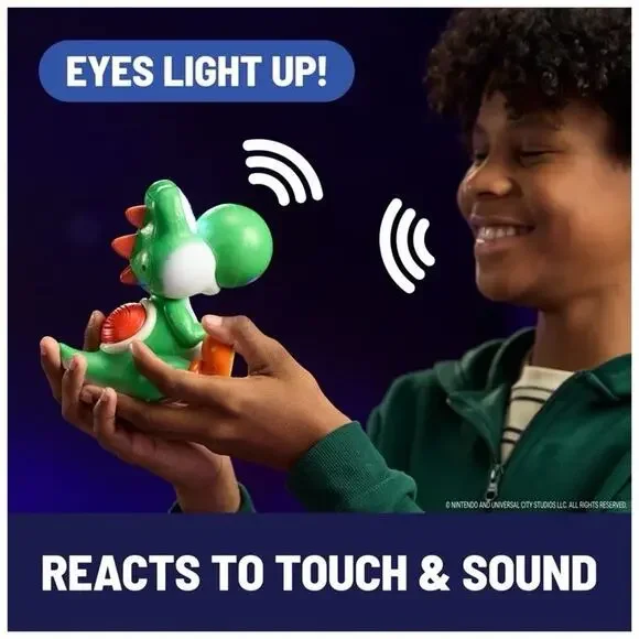 🔥Hatchin' Yoshi The Super Mario Galaxy Movie Interactive Yoshi Figure BNWT🔥 - Picture 4 of 10